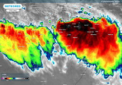 Alerta por lluvias copiosas en Buenos Aires que dejan inundaciones