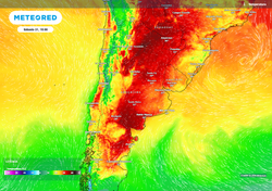 Récords históricos en la Patagonia y temperaturas extremas este fin de semana