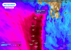 Alerta por río atmosférico extremo en Atacama y Coquimbo