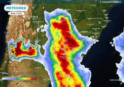 Alerta por tormentas fuertes que antecederán la llegada del frío polar a Argentina