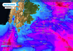 El jueves llega un frente frío con lluvias, viento y tormentas con granizo