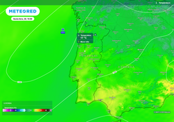 Amanhã haverá um aumento de temperatura de 4 ºC nestes cinco distritos