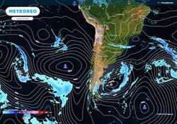 Anticiclón desviará sistemas frontales y llevará frío extremo a distintas zonas de Chile