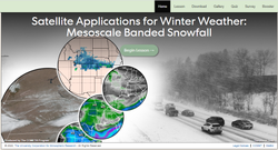 Aplicaciones de satélites para el invierno: bandas de nieve en mesoescala