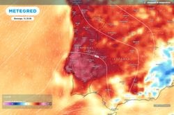 Aproxima-se de Portugal uma 'crista africana' que deixará temperaturas de pleno mês de julho durante quatro dias