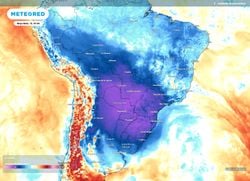 Ar polar ganha intensidade e se espalha pelo Brasil com frio abaixo de 0°C e geadas