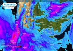 Arranca una semana de nieve, lluvias de 40 mm, tormentas y El Niño sigue pegando: estas serán las zonas más castigadas