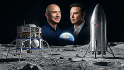 Elon Musk vs. Jeff Bezos en la batalla final por la Luna: entrevista exclusiva con el especialista Diego Córdova