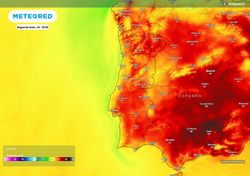 As temperaturas no interior de Portugal vão diminuir, mas poderão voltar a aumentar na segunda metade da próxima semana