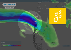 Así lloverá en Chile esta semana: sistema frontal y río atmosférico llegan con fuerza al sur
