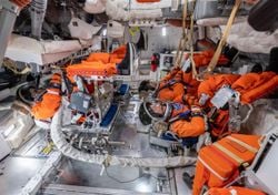 Así será la vida dentro de Orión: dormir, comer y sobrevivir al clima espacial rumbo a la Luna