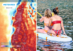 Temperaturas extremas en Chile centro sur: hasta 38 °C la próxima semana