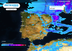 Así va a llover en España durante los próximos días según nuestros mapas