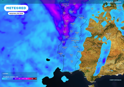 Até 50 mm de chuva e trovoadas fortes: depressão deixará aguaceiros, granizo e vento entre hoje e sexta-feira, dia 26