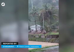Video sorprendente: aterrador deslizamiento masivo de tierra en Pasia Laweh, Indonesia