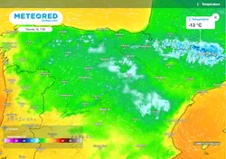 Inminente descenso térmico con heladas y nieve en estas zonas de España, a la espera de la DANA