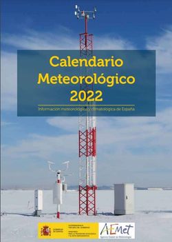 Calendario Meteorológico 2022