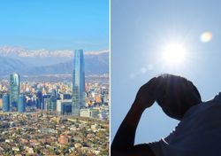 El calor extremo regresa a Santiago: hasta 37 °C y riesgo de ola de calor esta semana