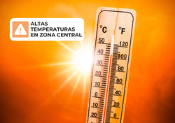 Calor implacable en la zona central: se esperan temperaturas extremas hasta el viernes