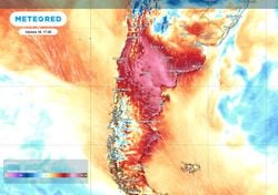 Llega un salto térmico de más de 10 °C, y el fin de semana trae tormentas fuertes