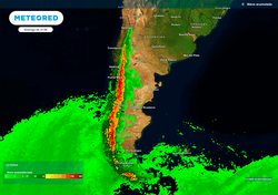 Frente frío polar acompañado de lluvias y fuertes vientos azotará Argentina