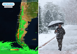Semana marcada por lluvias y nieve en Chile: estos serán los sectores que acumularán hasta 100 mm