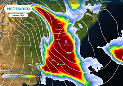 ¡Ciclogénesis activada!: así impactarán hoy las tormentas severas y ráfagas fuertes