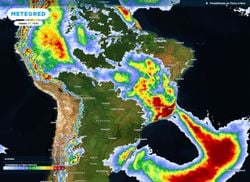 Ciclone e frente fria mantém alertas de temporais e chuvas de mais de 100 mm