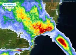 Alerta de novo período de chuvas intensas e de tempestades sobre o Sudeste