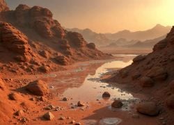 Comment une simple roche a pu confirmer la présence d'importantes quantités d'eau sur Mars dans le passé ?