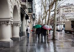 Lluvia en las 'Campanadas' de varias comunidades, después desplome térmico