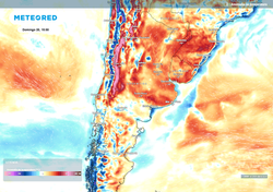 Pronóstico con contrastes extremos en Argentina, ¿por qué?
