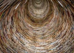 In the Municipal Library of Prague, there is a surprising work of art that attracts hundreds of tourists every day