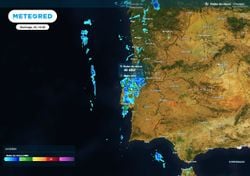 Depressão atlântica atinge Portugal hoje e amanhã: acompanhe os efeitos pelo radar da Meteored