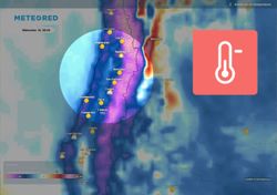 DMC advierte por heladas entre las regiones de Valparaíso y Biobío