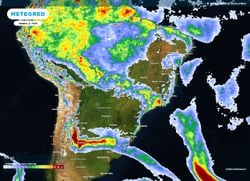 Duas frentes frias atuam no Brasil neste sábado, 4