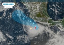 El ciclón tropical Polo se intensifica rápidamente: pasa a huracán categoría 1 en 3 horas