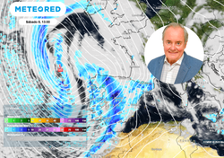 Este sábado irrumpirá un frente extraordinariamente activo a España que traerá lluvias fuertes, tormentas y nevadas.