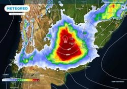 El martes y miércoles habrá lluvias de 70 a 120 mm en Argentina