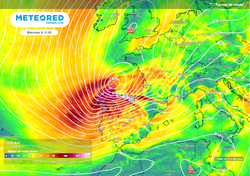 En unos días llegará como un poderoso ciclón extratropical y dejará fenómenos muy adversos