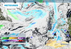 El modelo europeo sobre las lluvias: el frente del miércoles 11 podría iniciar un cambio en la circulación atmosférica