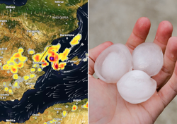 Podrían caer granizos de 5 cm de diámetro en estas zonas de España