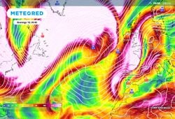 El sábado 17 será clave: un gran anticiclón romperá al chorro polar sobre España, "habrá lluvias muy fuertes