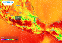 Una ola de calor en Michoacán, Guerrero, Oaxaca y Chiapas con temperaturas de hasta 45 °C