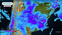 El SMN pone en alerta por tormentas a 13 provincias este fin de semana