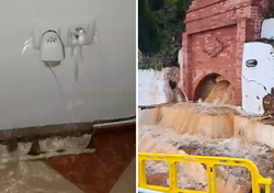 El sur de la España peninsular está a 'reventar' de agua por las lluvias con el río atmosférico