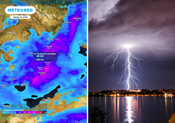 Una DANA podría reactivar las lluvias torrenciales en el Mediterráneo