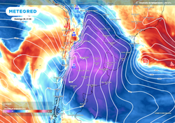 Julio comenzará con intenso frío polar y las temperaturas más bajas del año
