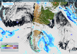 Nueva semana con más refuerzo de aire frío en camino, con algunas lluvias y tormentas