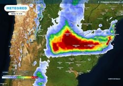 Se mantiene el alerta del SMN por tormentas fuertes en el norte del país